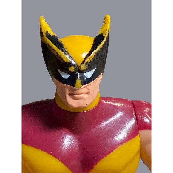Vintage 1984 Marvel Wolverine Action Figure - Yellow & Red Suit - Collectible To - Picture 5 of 12